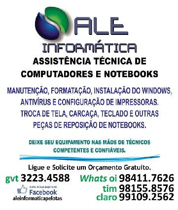 Foto 1 - Assistncia tcnica / manuteno / formatao notebook