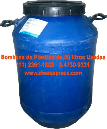 Foto 1 - Bombonas de plastico 50 litros usadas